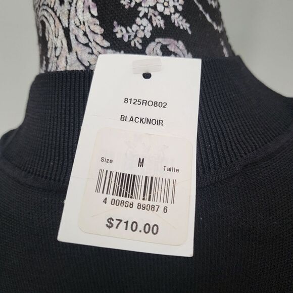 Carven Sleeveless Ruffle-Edge Dress-BLACK-Medium - Picture 6 of 7